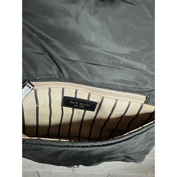 Kate Spade Nylon Mini Shoulder Bag Pouch Black - Picture 4 of 4